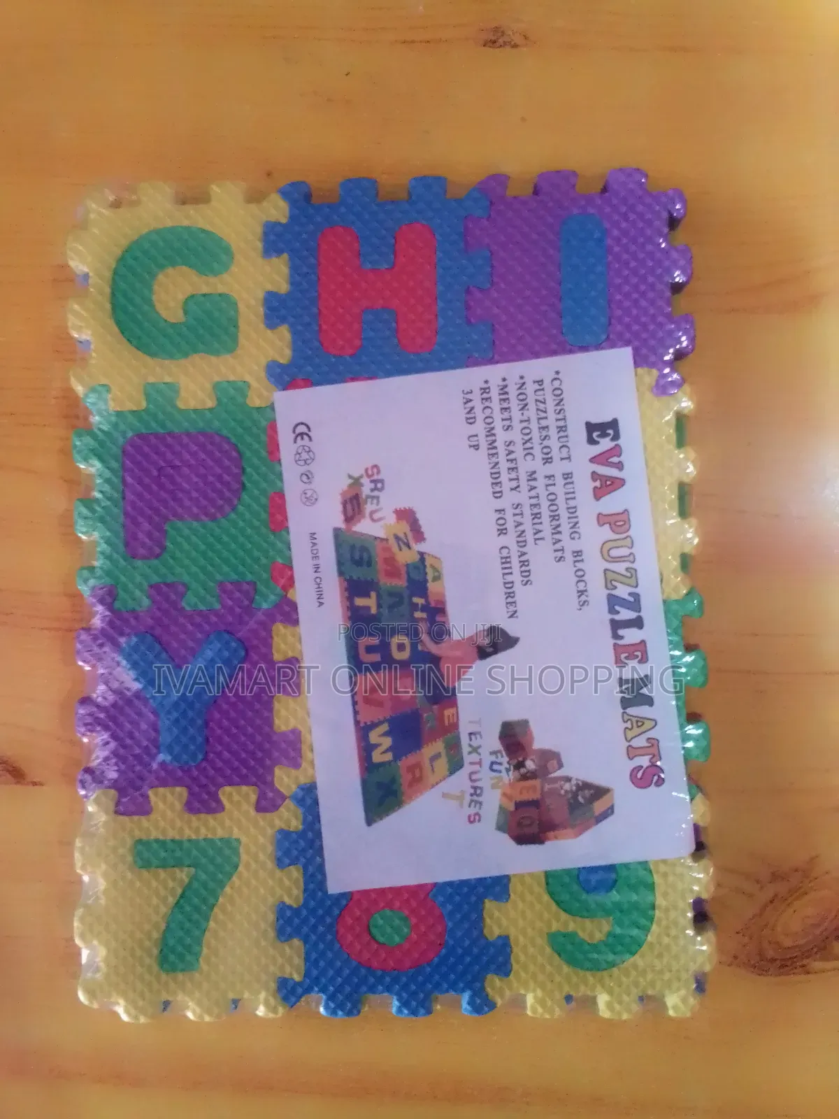 Interlocking Mini - Eva Puzzles for Kids - Alphabet and Numbers