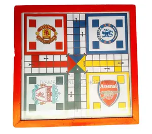 Ludo Board Game (Glass Protected) - Size 12 × 12 Inches