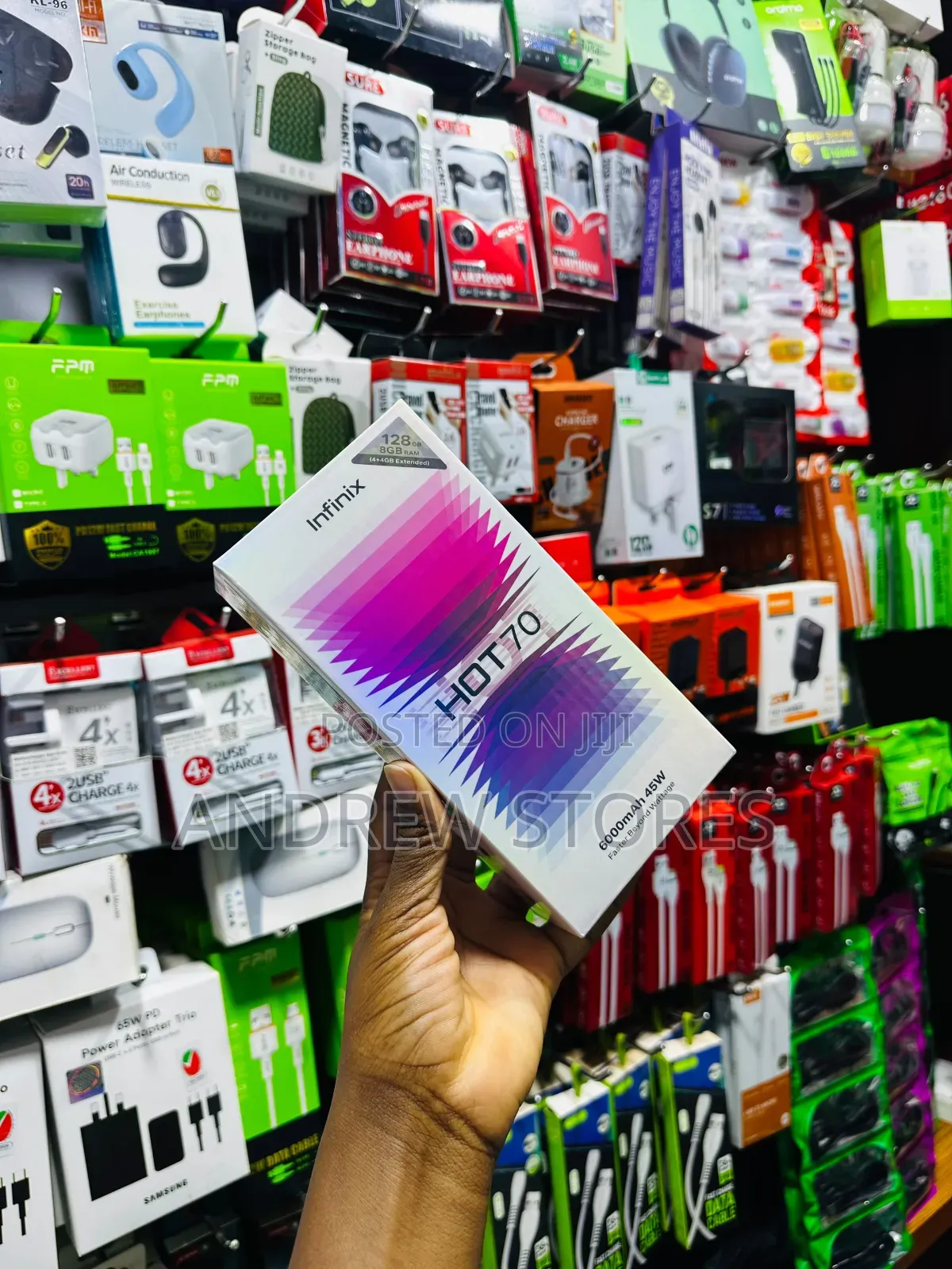 New Infinix Hot 70 128 GB Purple