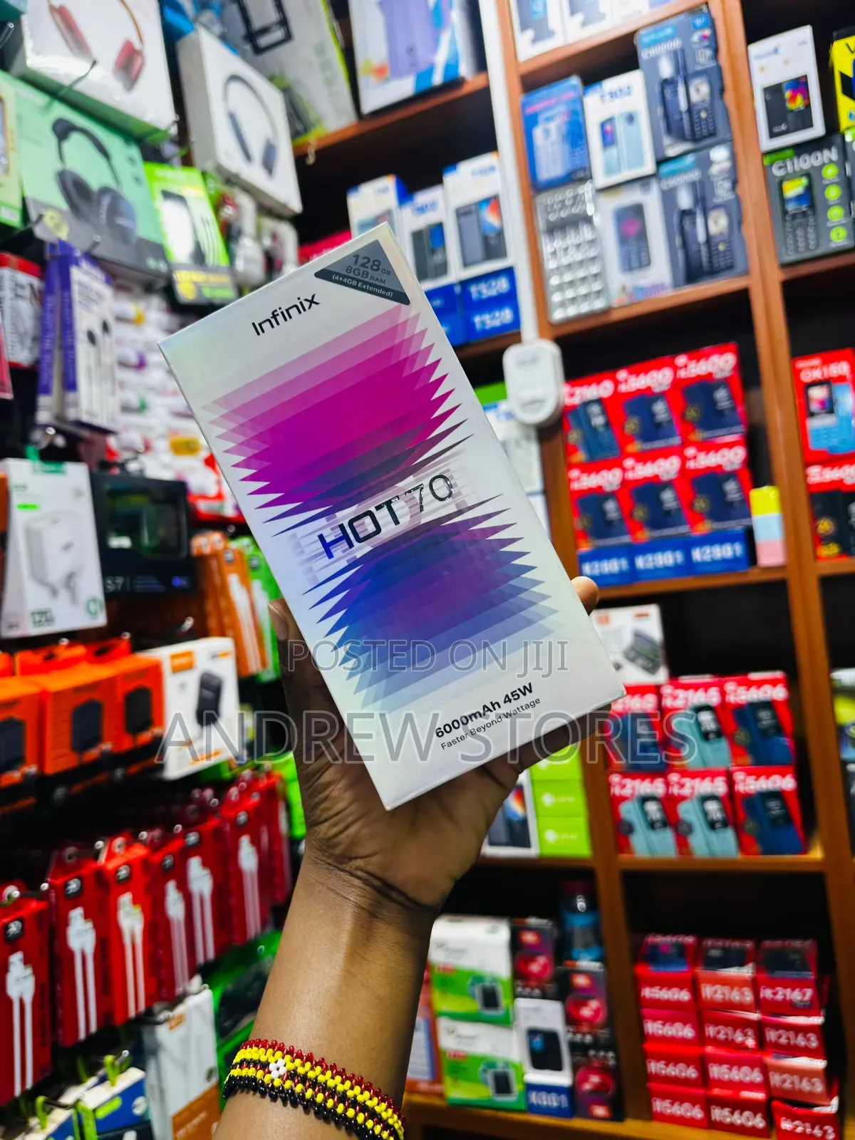 New Infinix Hot 70 128 GB Purple