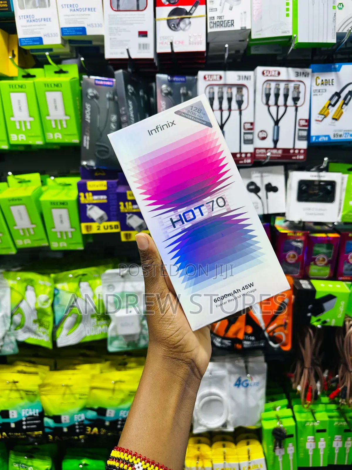 New Infinix Hot 70 128 GB Green