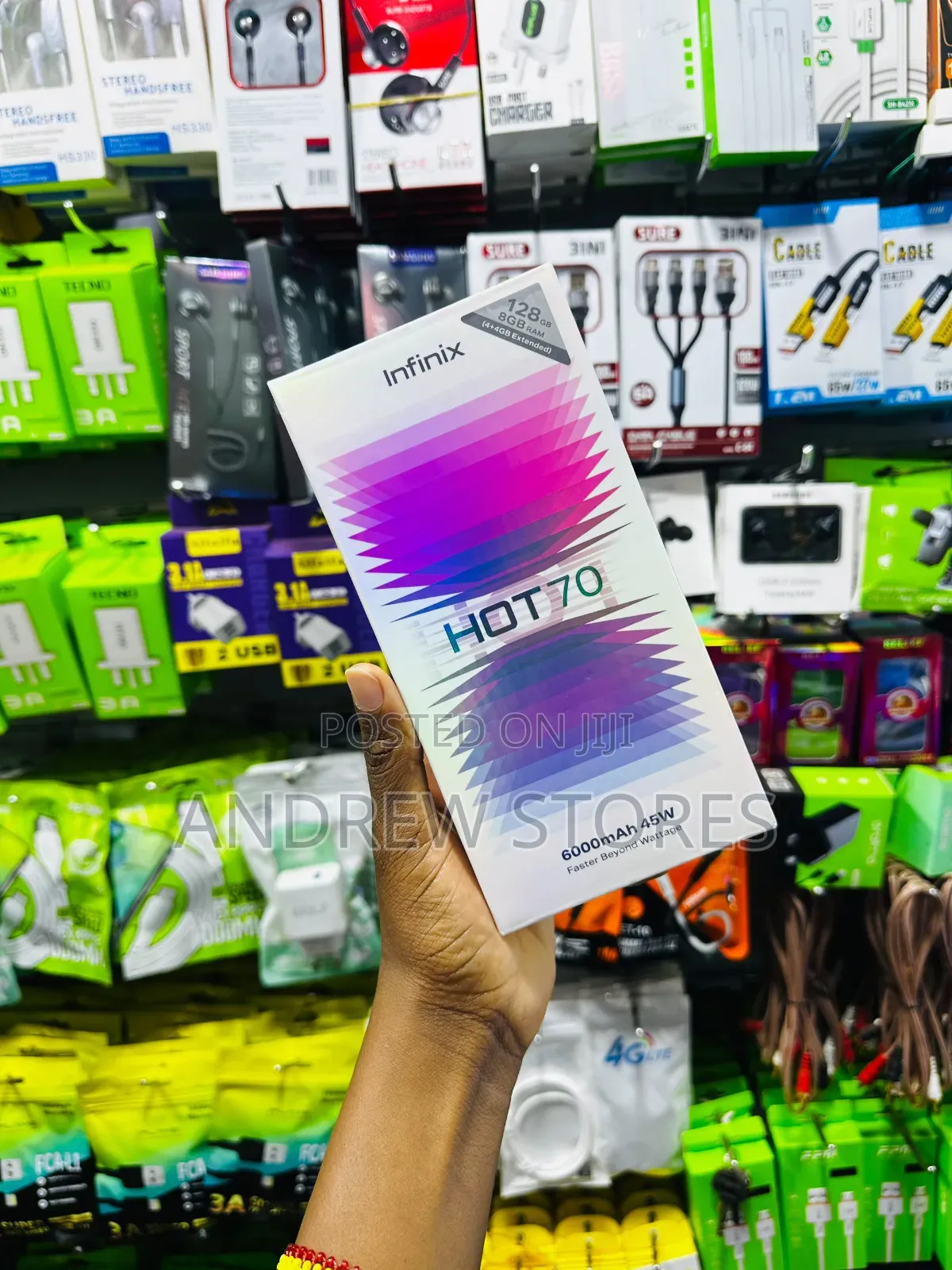 New Infinix Hot 70 128 GB Green