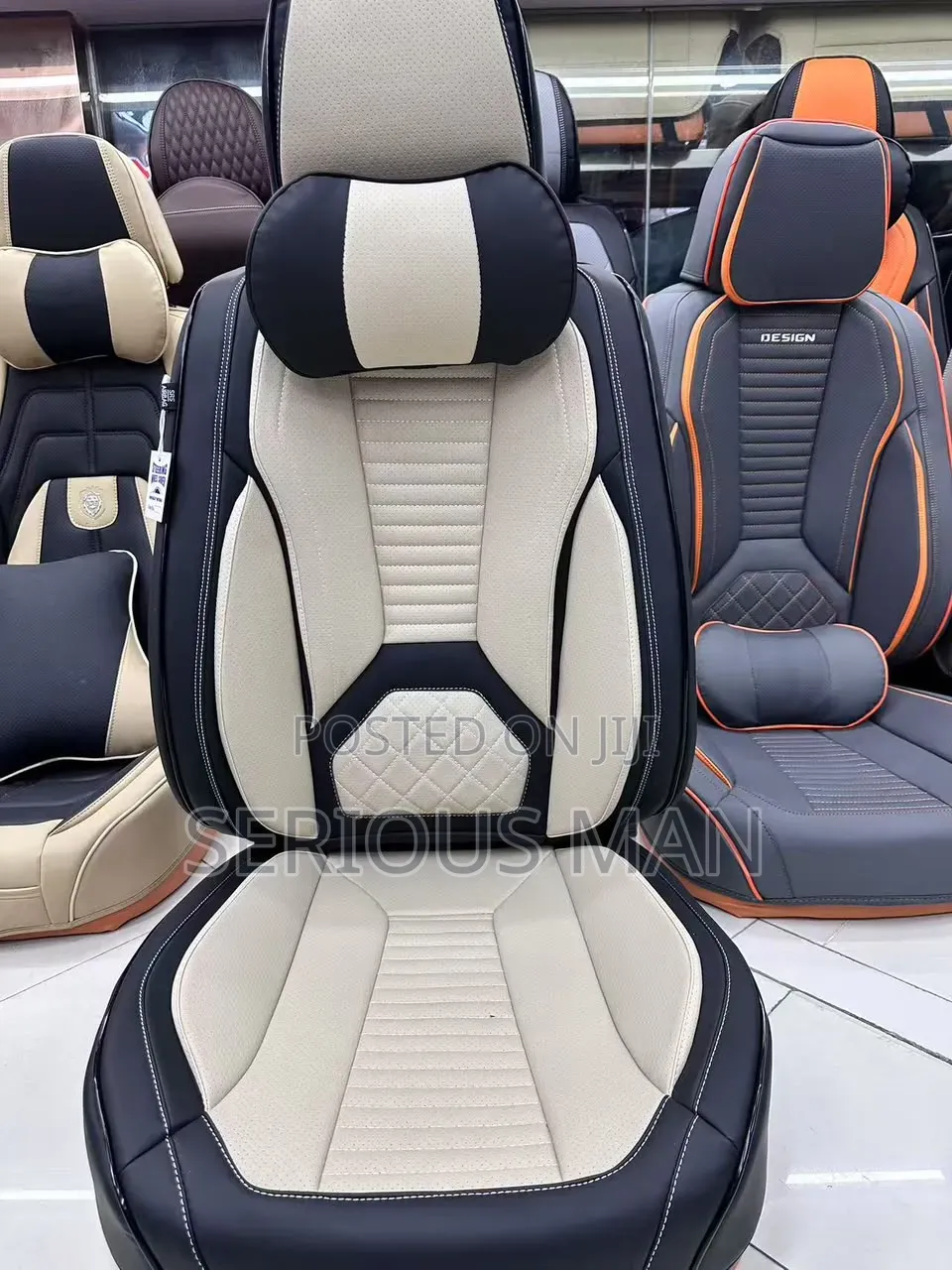 Premium Universal PU Leather Car Seat Cover