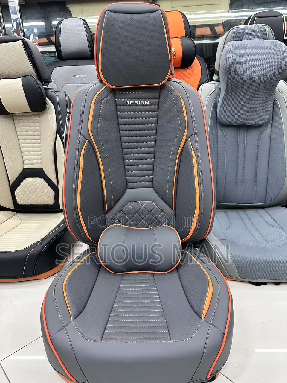 Premium Universal PU Leather Car Seat Cover