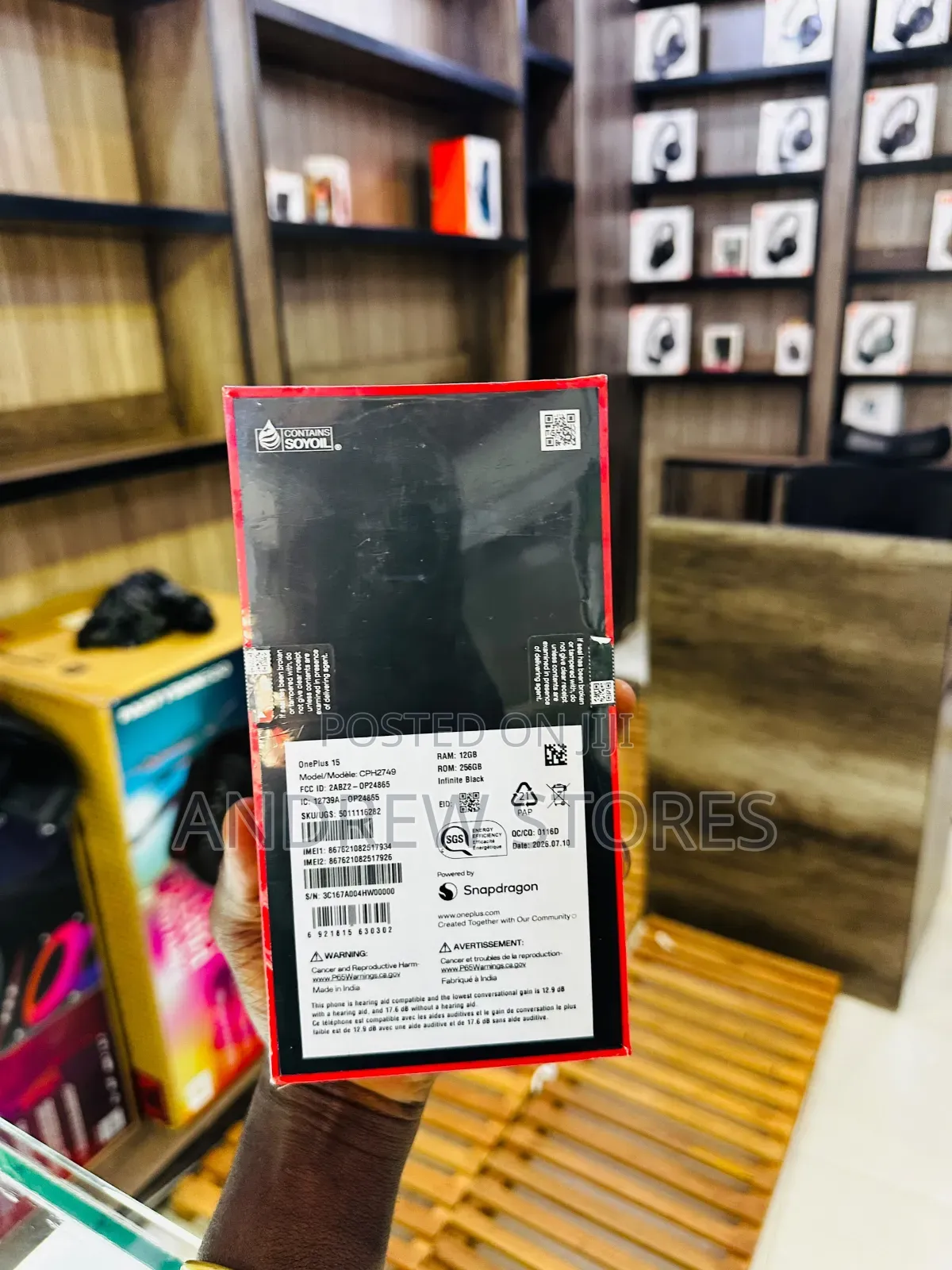 New OnePlus 15 512 GB Black