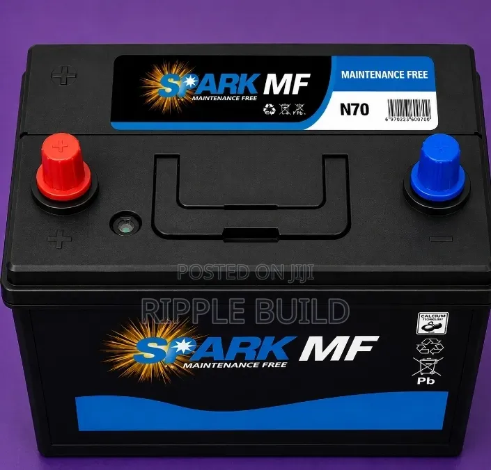 70Ah Spark N70 MF Maintenance-Free Car Battery 417CCA