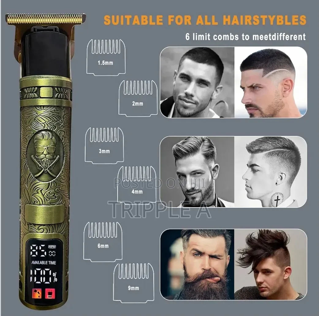 Digital Vintage T9 Professional Hair Trimmer