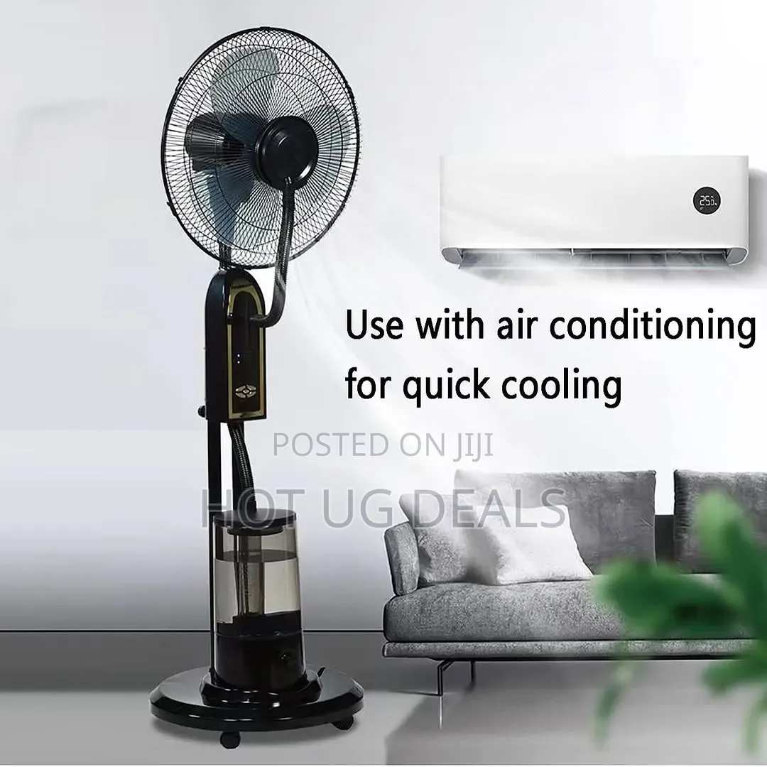 Globalstar GS-4039R 16-Inch Mist Standing Fan With Remote Control
