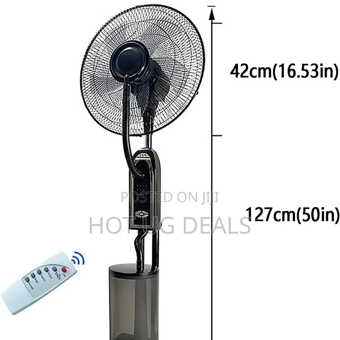 Globalstar GS-4039R 16-Inch Mist Standing Fan With Remote Control