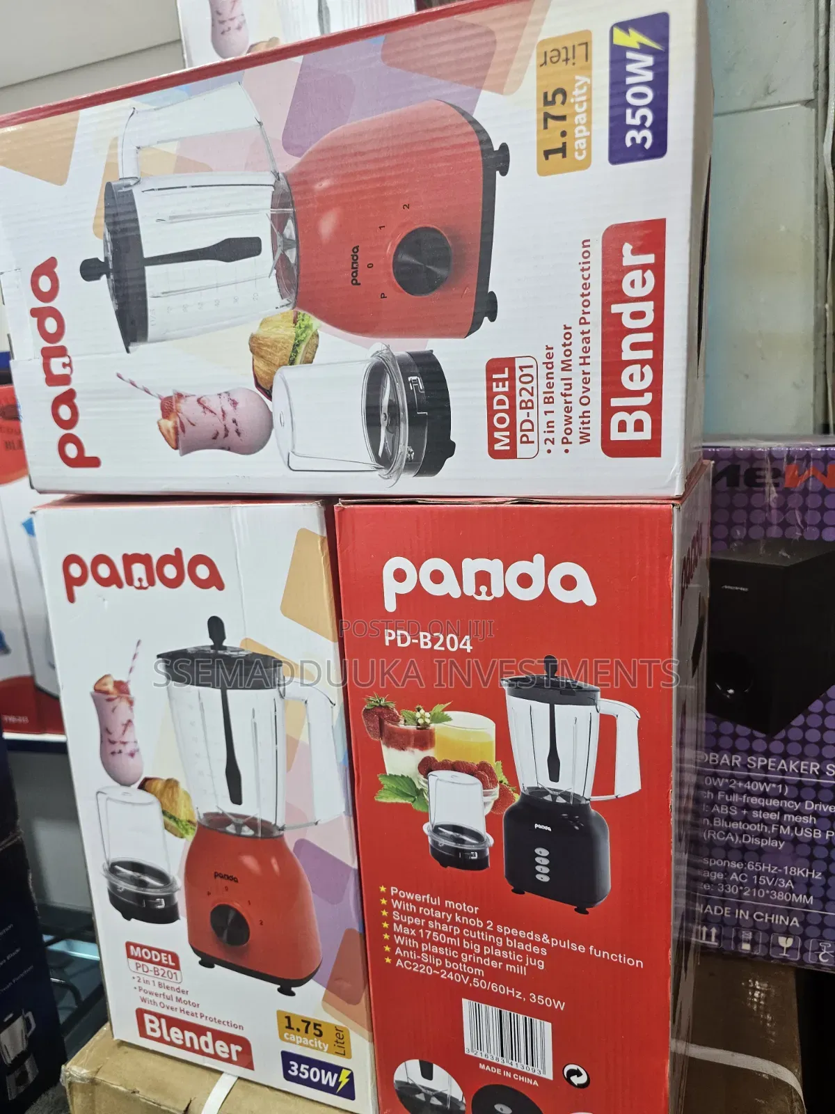 Panda Pd -B201 2in1 Electric Blender
