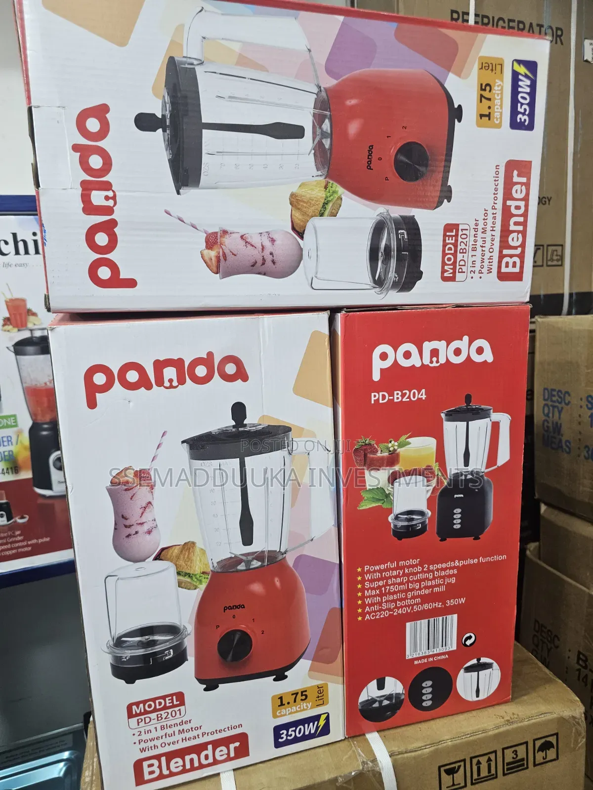 Panda Pd -B201 2in1 Electric Blender