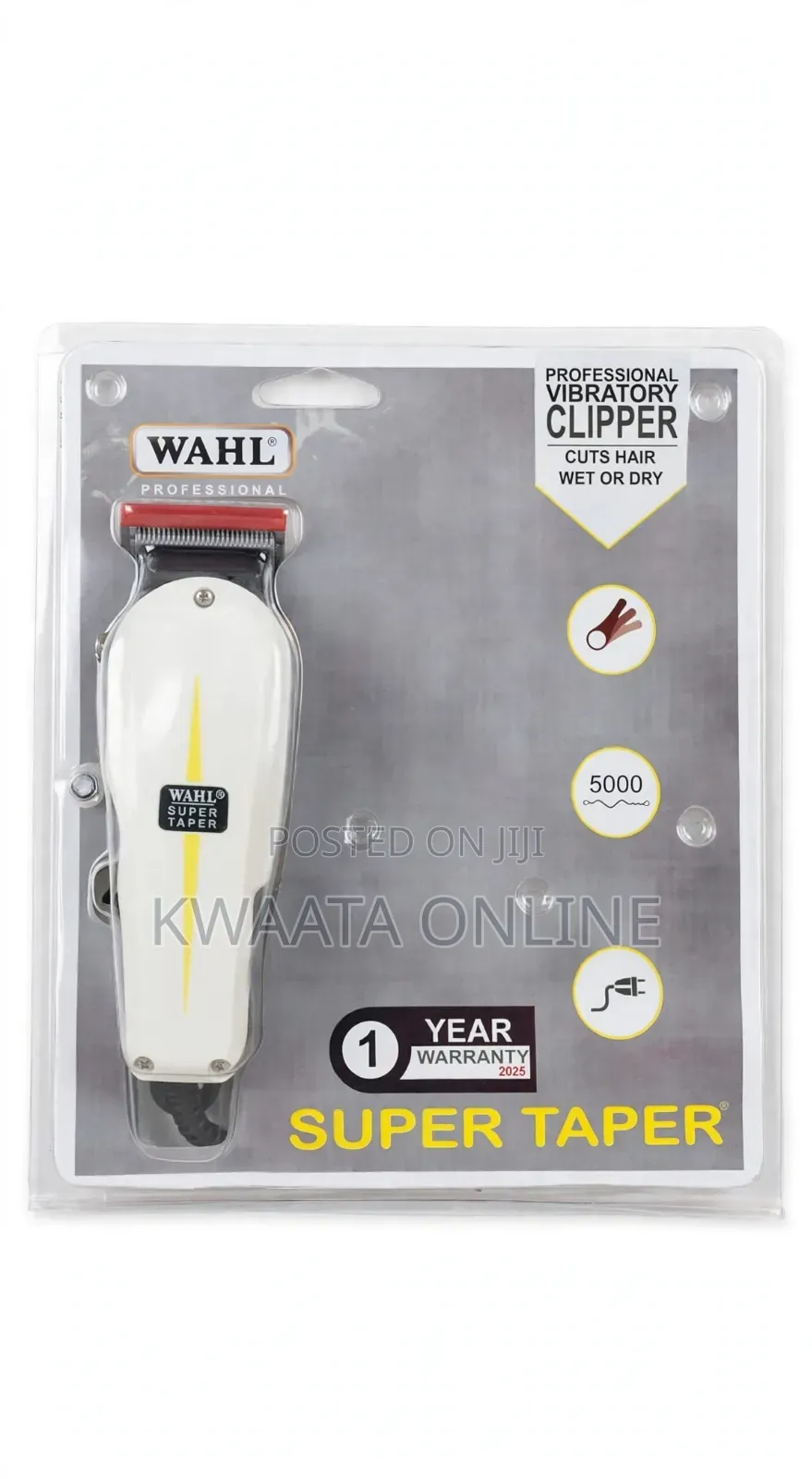 WAHL Super Taper 5000 SPM Professional Vibratory Hair Clipper (Corded)