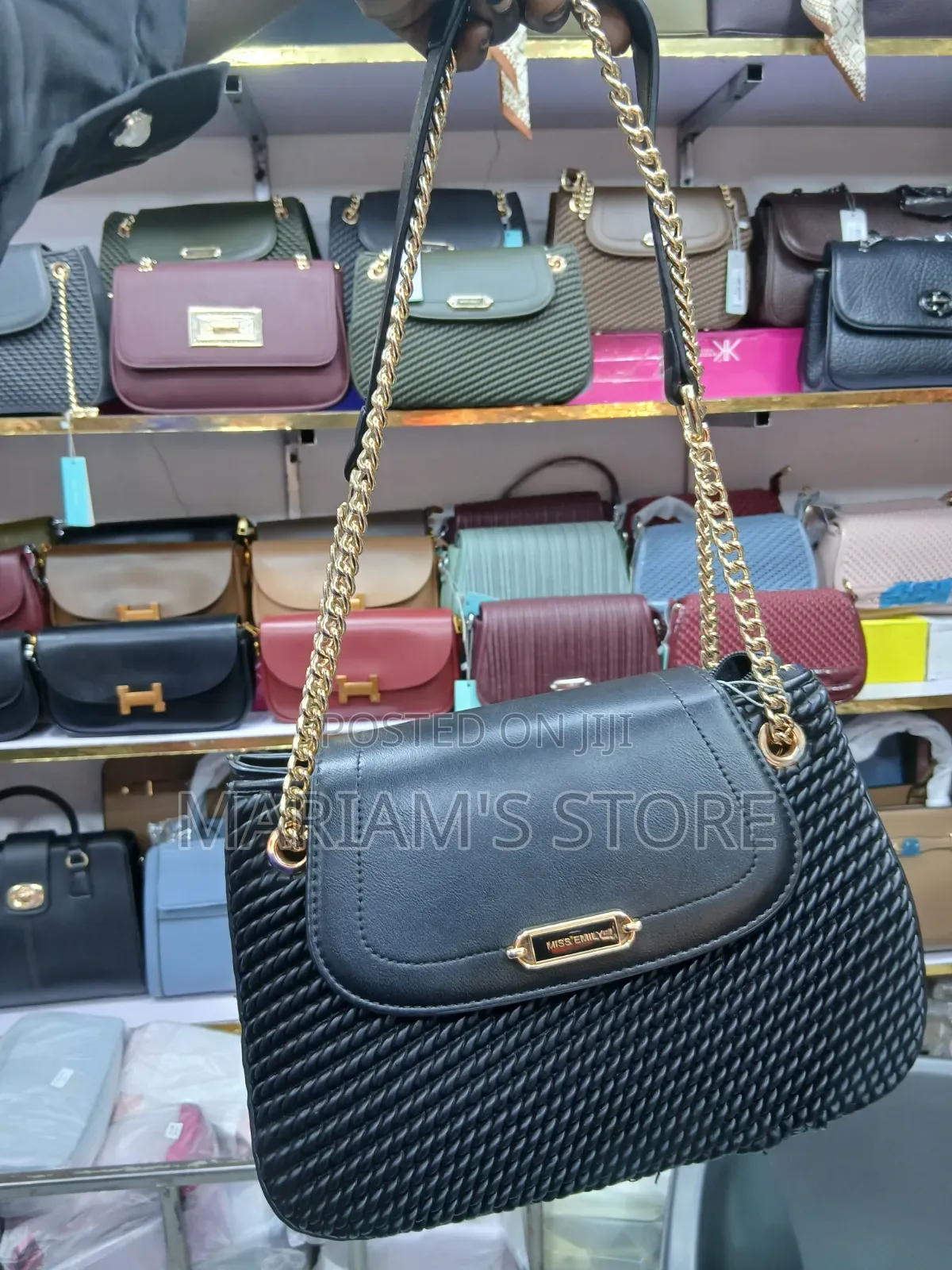 Miss Emily/Chrisrosy Chain-Strap Handbag