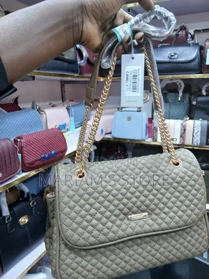 Chrisrosy Shoulder Bag Featuring Gold-Tone Chain Straps