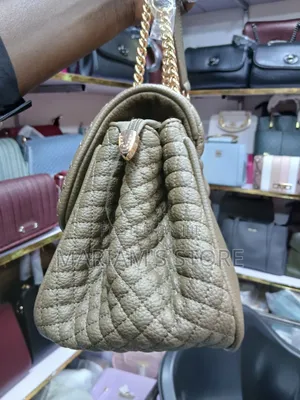 Chrisrosy Shoulder Bag Featuring Gold-Tone Chain Straps