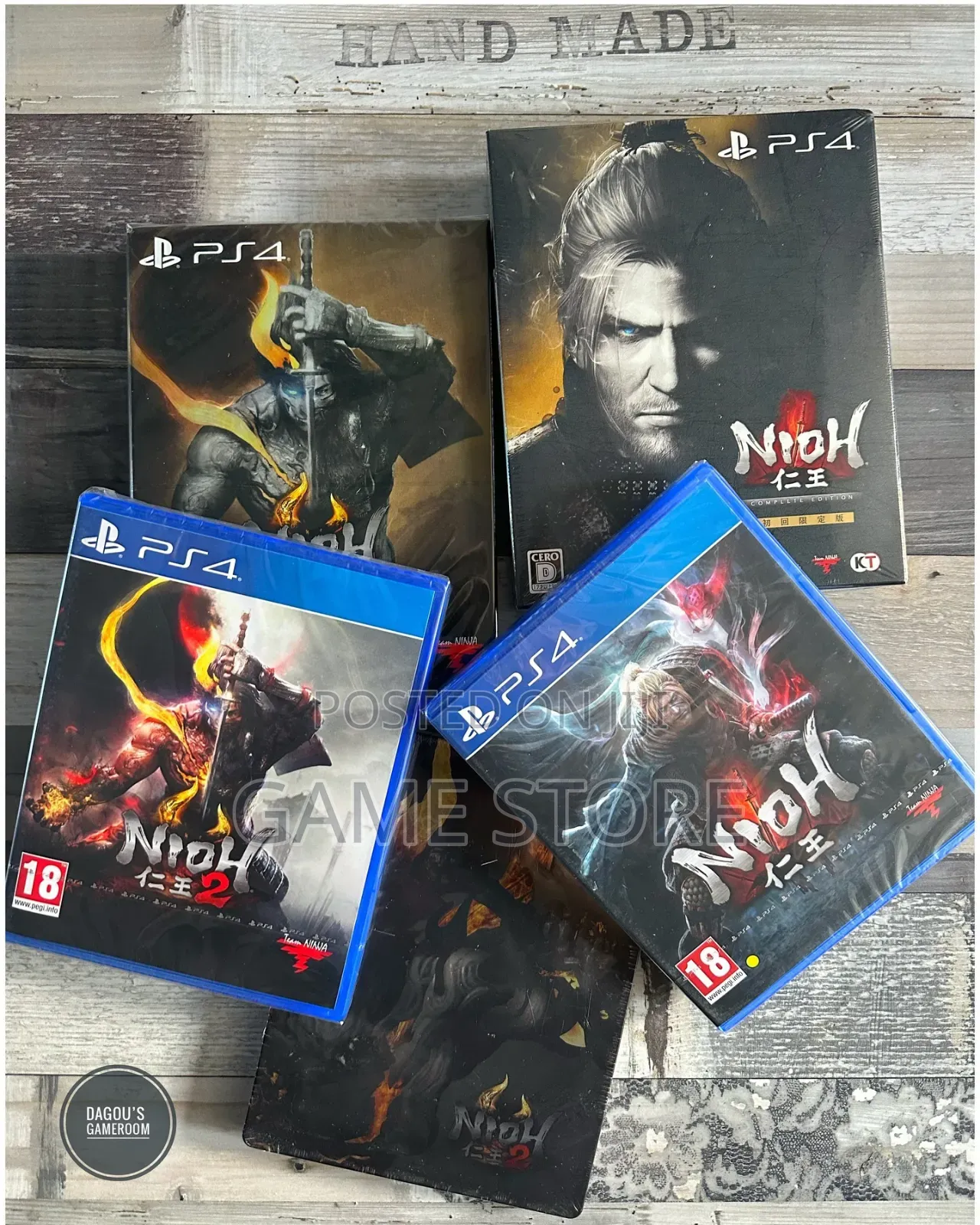 Nioh Collection PS4 CD Make Deep Stance Switching Tactical Thrill