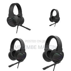 Green Lion Gaming Headset With Microphone and RGB Lighting