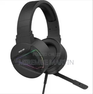 Green Lion Gaming Headset With Microphone and RGB Lighting