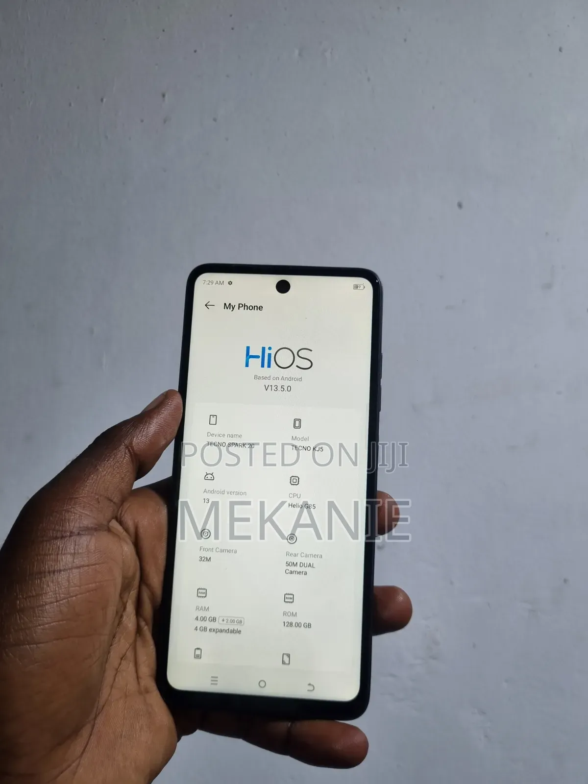Tecno Spark 20 128 GB Black