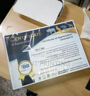Company Certificates Design and Printing