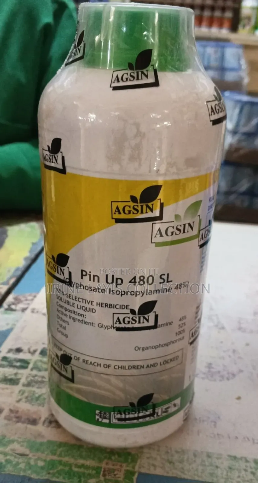1 LTR Pin Up 480 SL Non-Selective, Post-Emergence Systemic Herbicide.