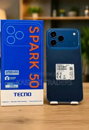 New Tecno Spark 50 128 GB Blue