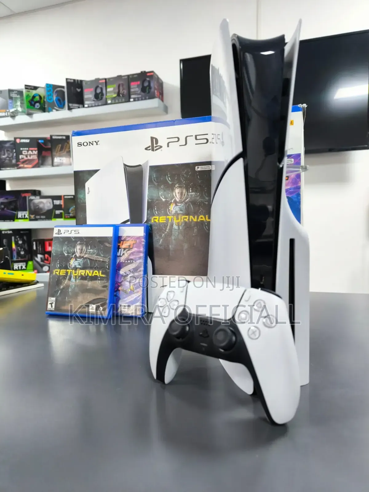 New Ps5 Slim Disc Version. Boxed and Sealed on Kampala Road Em Plaza