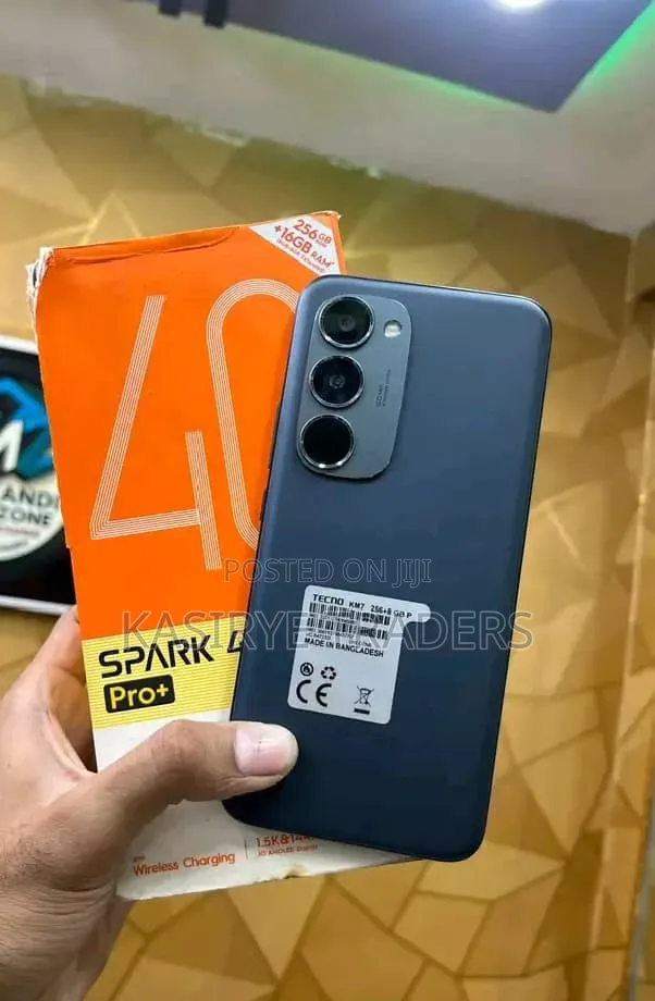 New Tecno Spark 40 Pro+ 256 GB Black