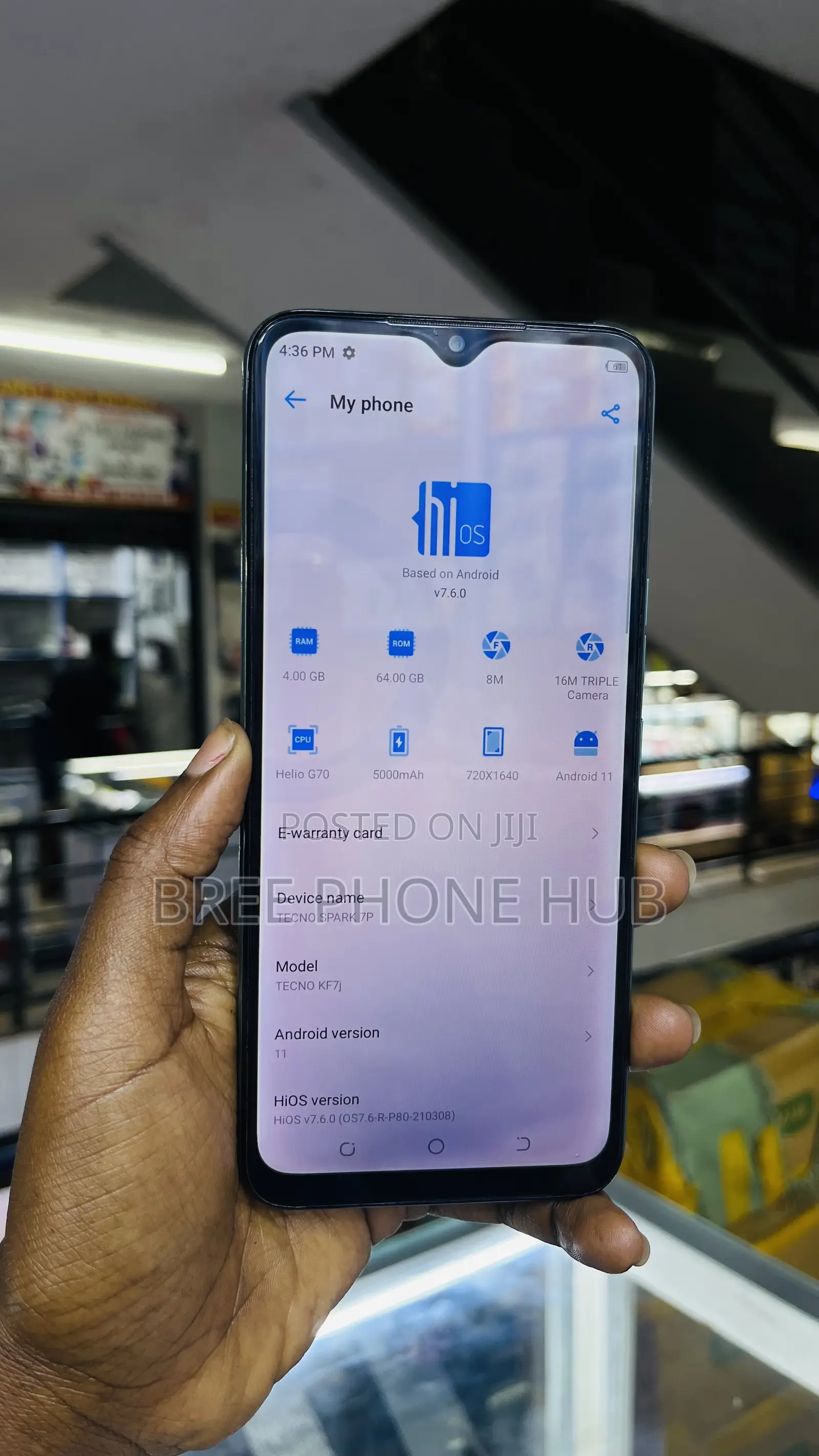 Tecno Spark 7P 64 GB Green