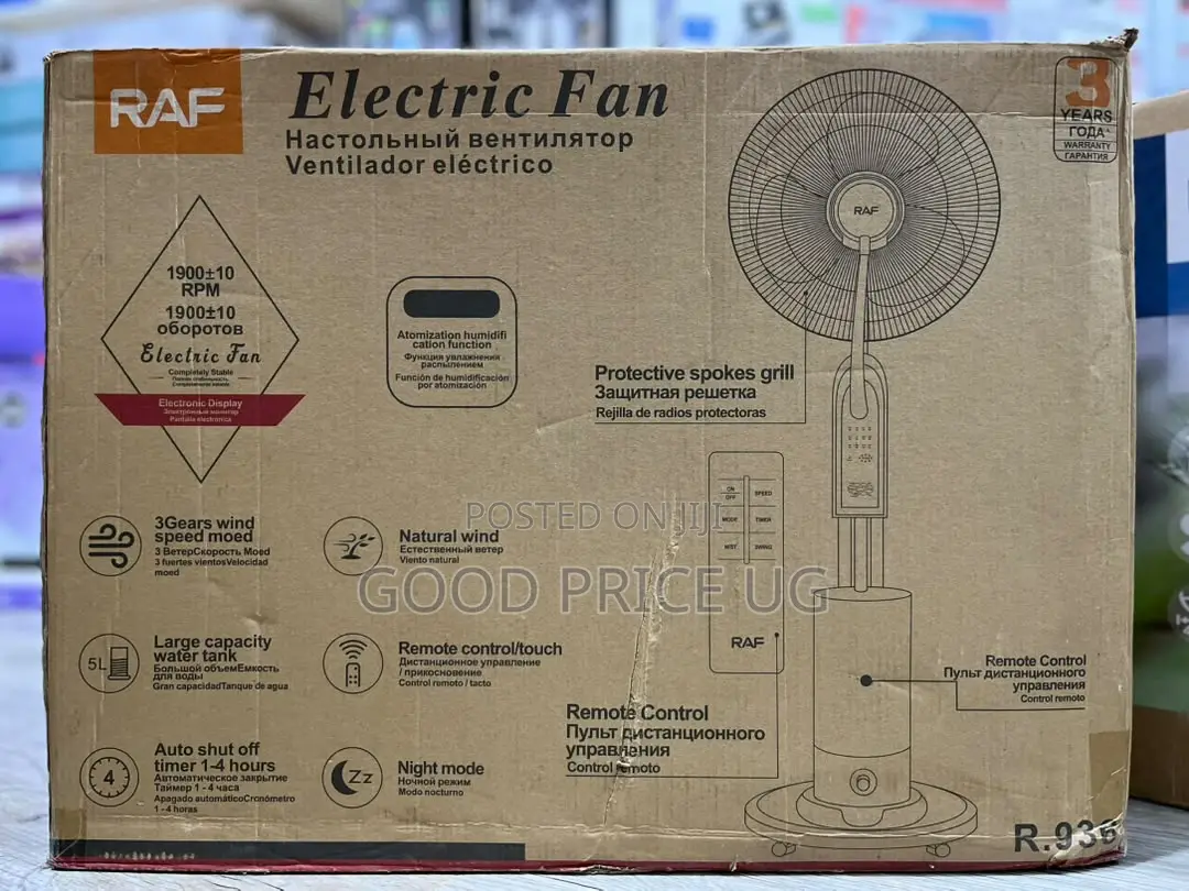 RAF R.936 Electric Mist Fan, a 5-Liter