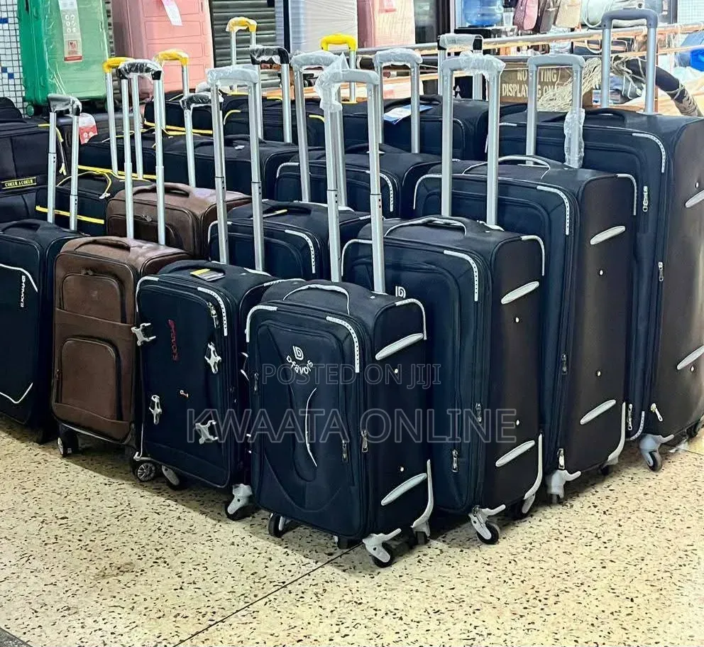 4 Set Suitcase Canvas Strong Material Oxford Fabric, Spinner Wheels