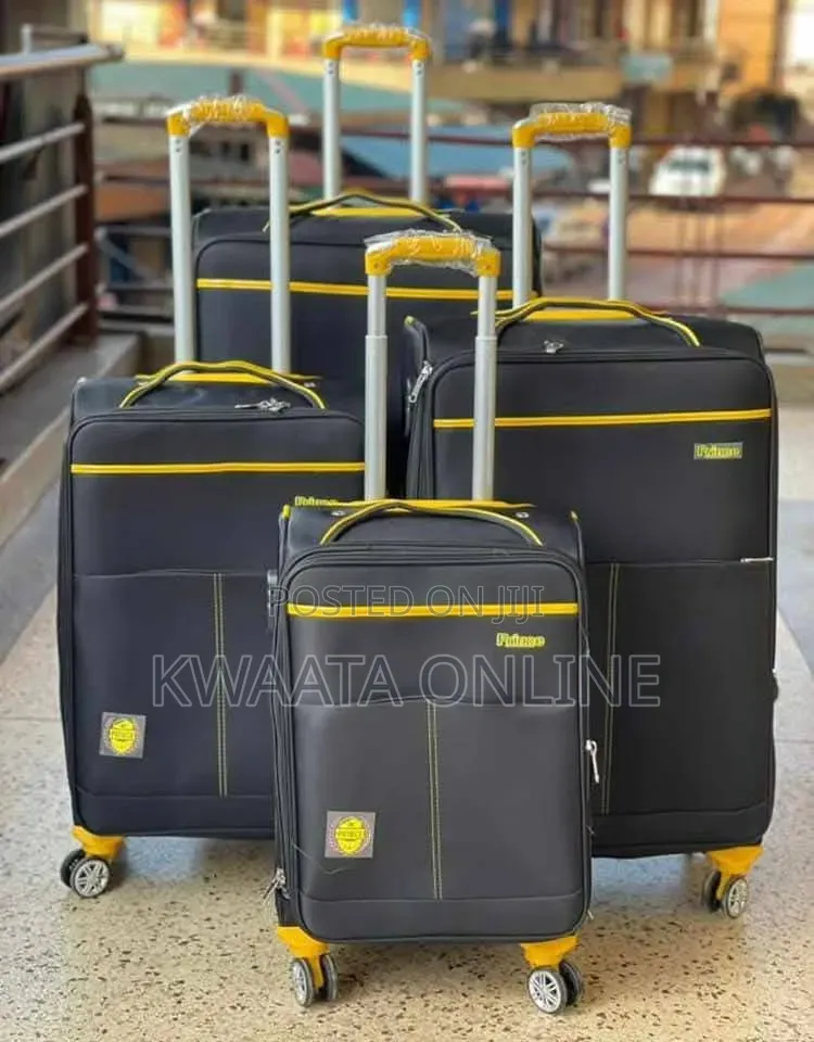 4 Set Suitcase Canvas Strong Material Oxford Fabric, Spinner Wheels