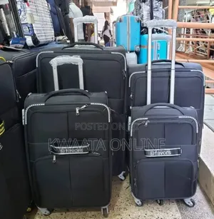 4 Set Suitcase Canvas Strong Material Oxford Fabric, Spinner Wheels