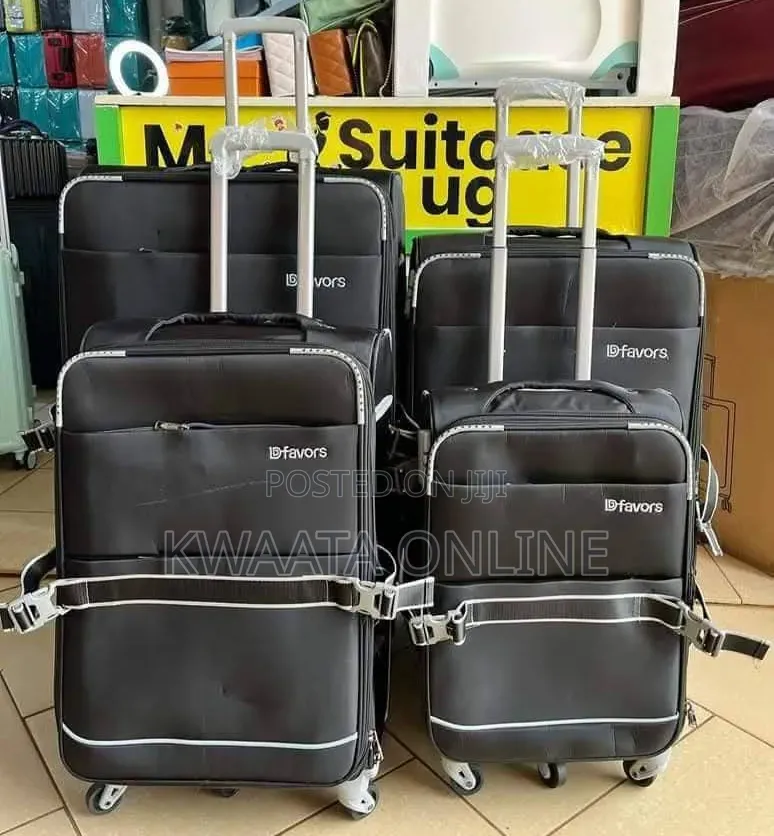 4 Set Suitcase Canvas Strong Material Oxford Fabric, Spinner Wheels