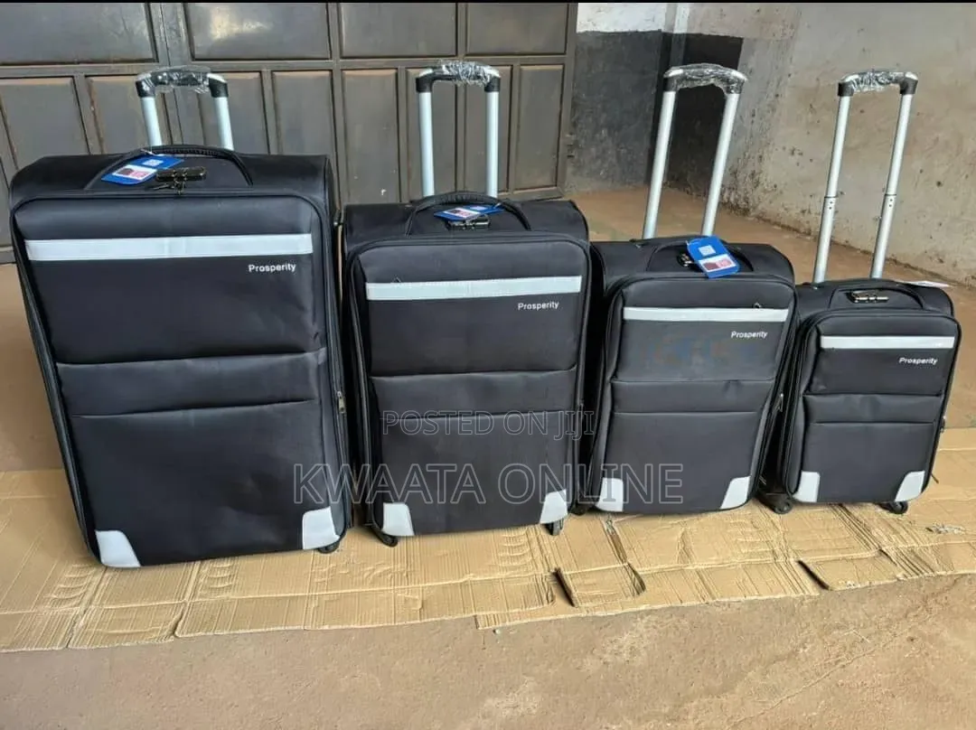 4 Set Suitcase Canvas Strong Material Oxford Fabric, Spinner Wheels