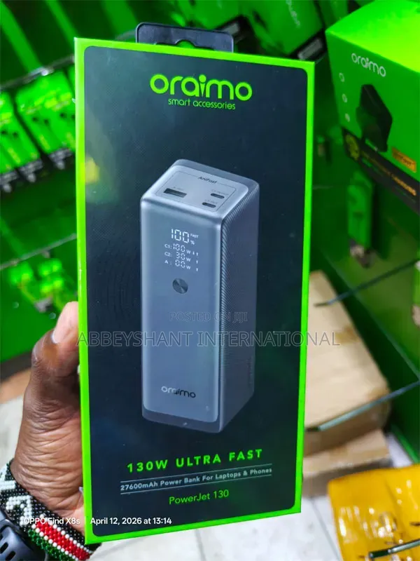 Oraimo Power Bank PowerJet 130 27600mAh Powerbank