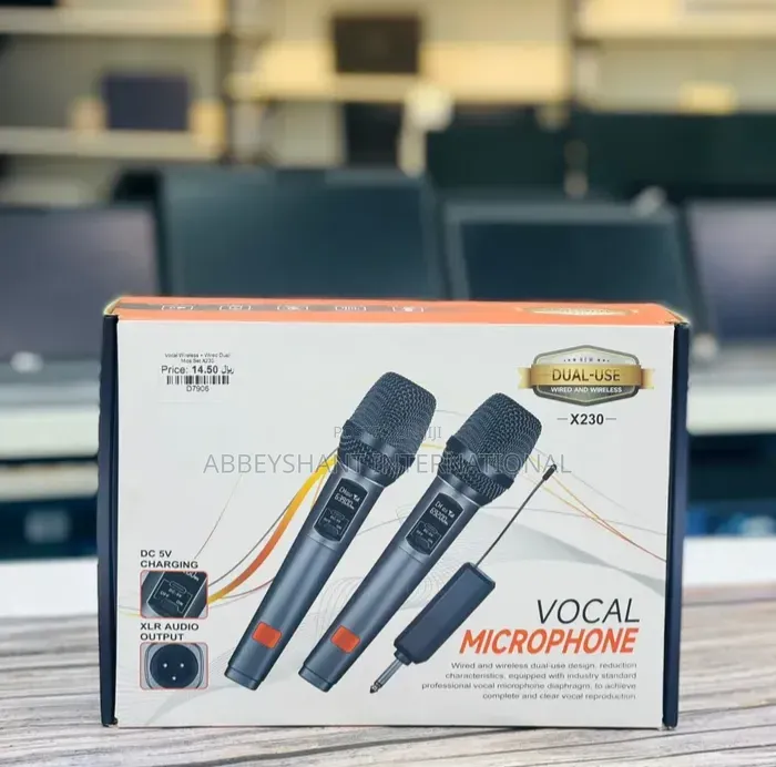 X230 Dual-Use Wired and Wireless Vocal Microphone Set