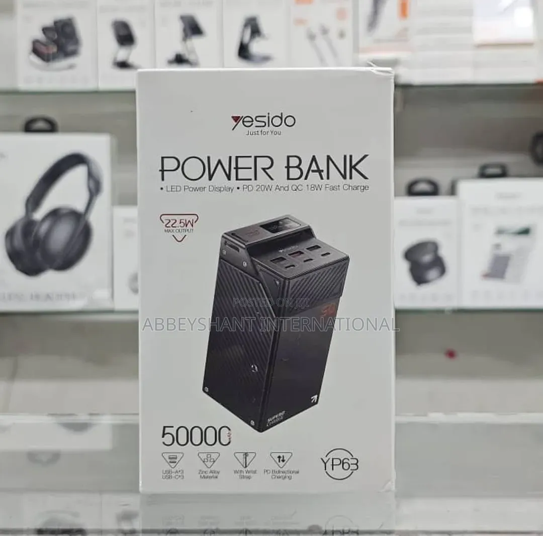 50000mAh Power Bank/Yesido YP63 50000mAh Power Bank