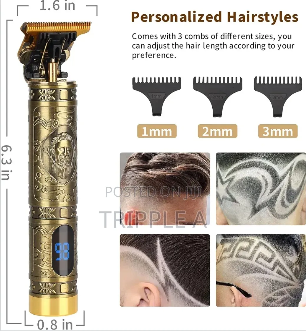 Metal Zero Pitch Professional Hair Clipper
