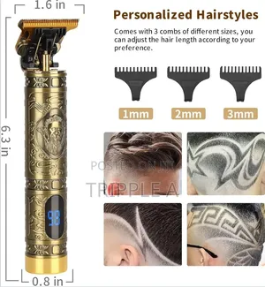 Metal Zero Pitch Professional Hair Clipper