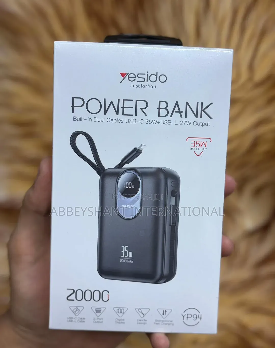 20000mAh Power Bank/Yesido YP94 20000mAh Power Bank