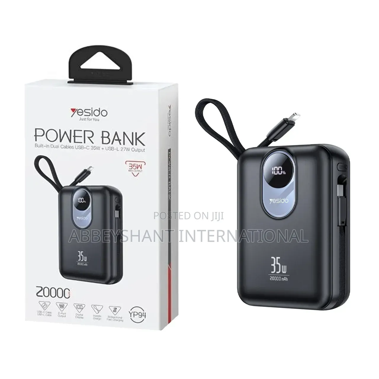20000mAh Power Bank/Yesido YP94 20000mAh Power Bank