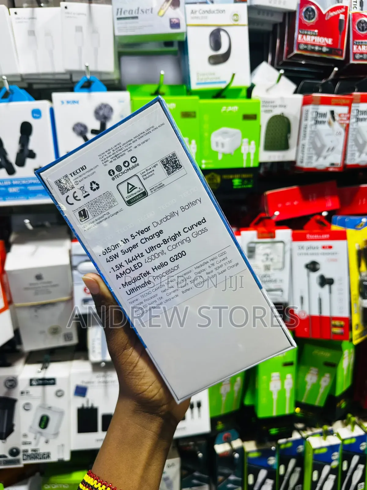 New Tecno Camon 50 Pro 256 GB Black