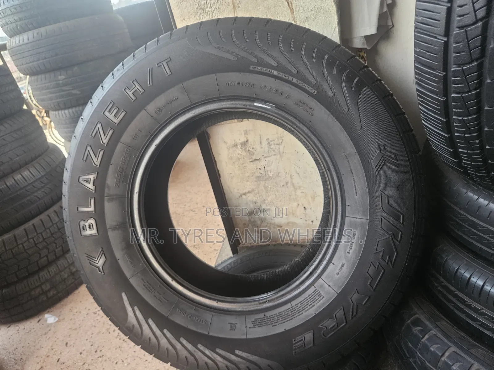 265 70 R16 Jktyrs Blazze H/T 2pises So Far Are Available From India.