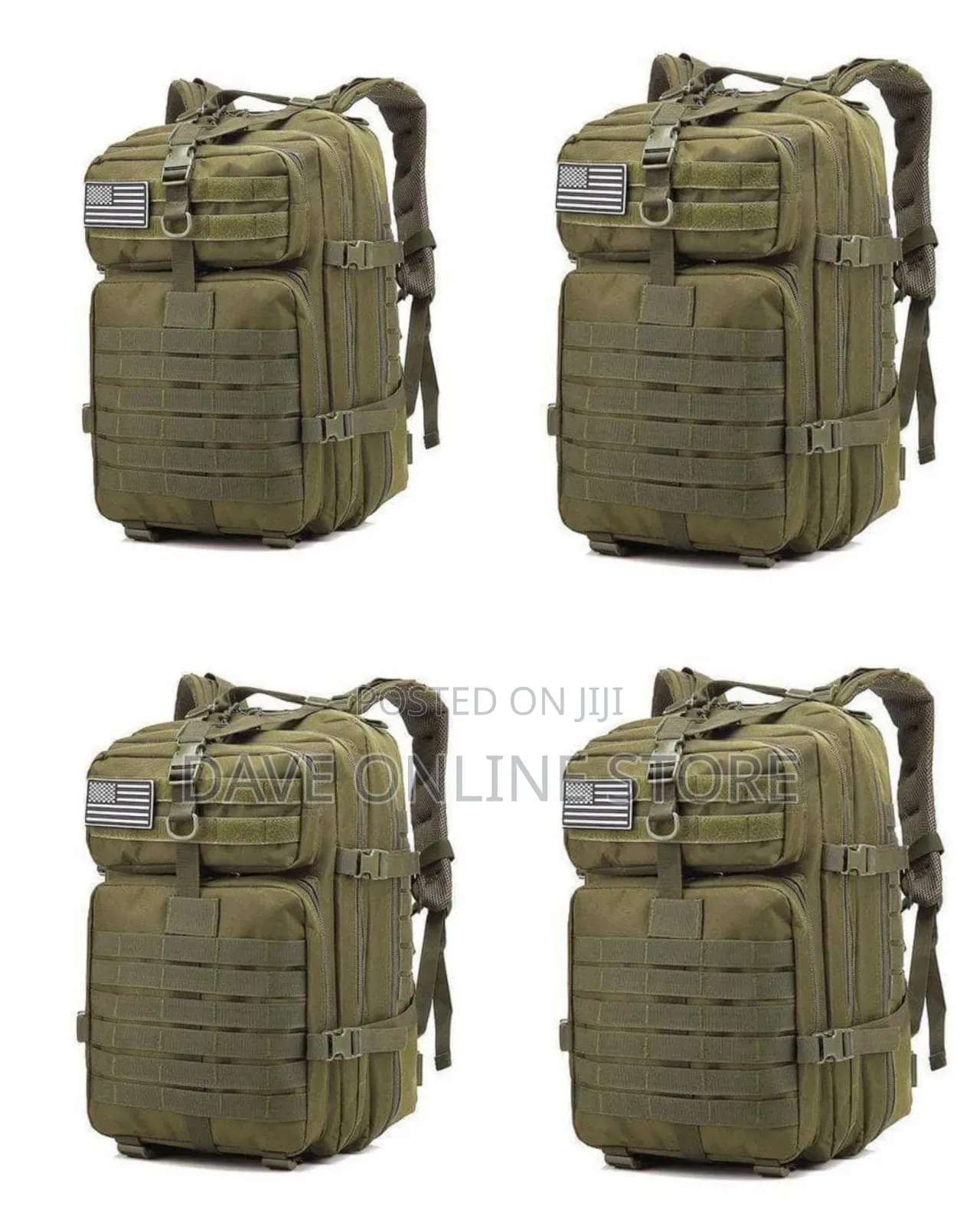 Heavy-Duty, 45L to 50L Tactical Military Assault Backpack