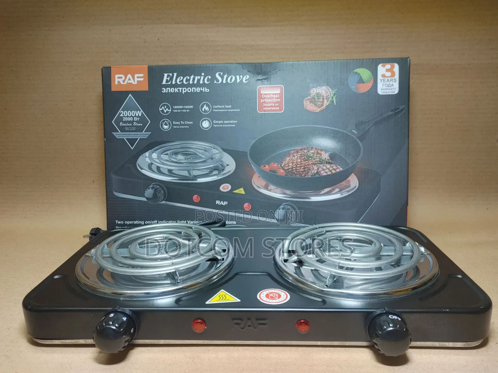Raf Double Electric Stove/Hot Plate