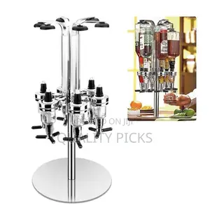 Liquor Dispenser, Professional Revolving Alcohol Caddy