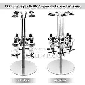 Liquor Dispenser, Professional Revolving Alcohol Caddy