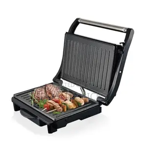 Stainless Steel Non-Stick Barbecue Grill Sandwich Panini Maker