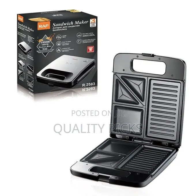 3-in-1 Sandwich, Waffle Grill Maker